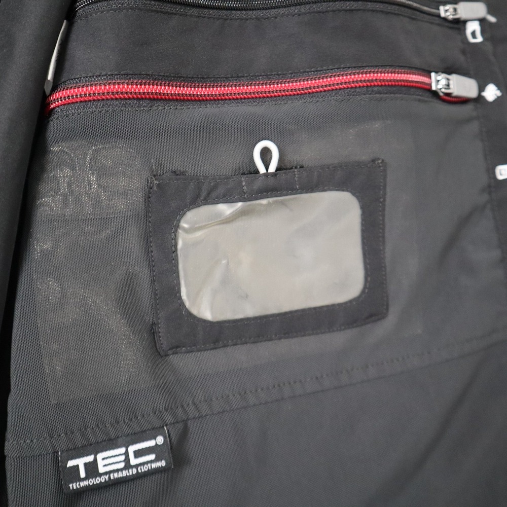SCOTTeVEST RFID Vest Mens Large Black Travel Utility Multi Pocket TEC Tech Zip - Picture 5 of 14